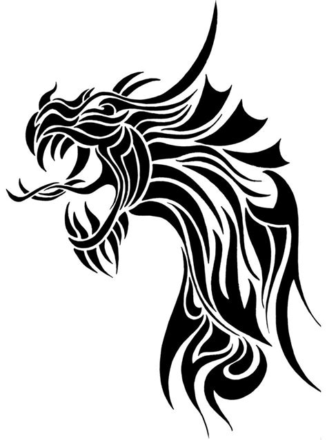 Dragon And Tribal Tattoo Designs