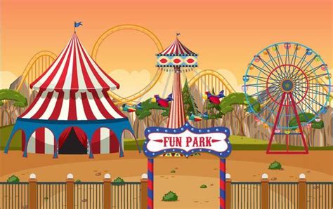 Amusement Park Vector Art Icons And Graphics For Free Download
