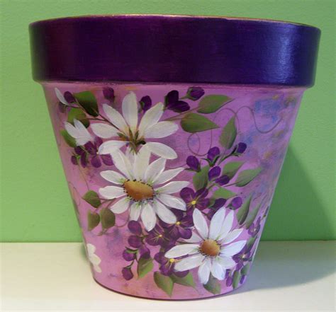 Pottery Painting Ideas Flowers