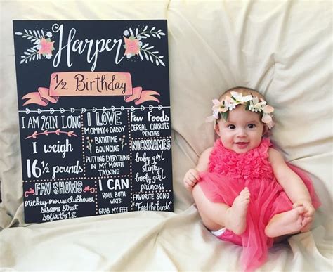 How Do I Celebrate My 6 Month Old Birthday