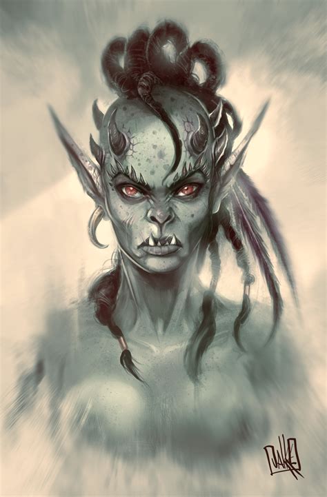 pin by beware of the judderman on orc female orc warrior concept art orc warrior