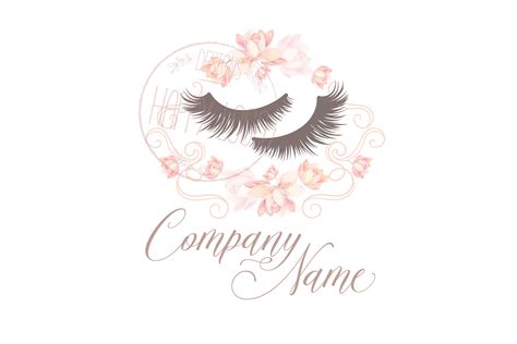Digital Custom Logo Design Lashes Logo Eye Lashes Beauty Etsy