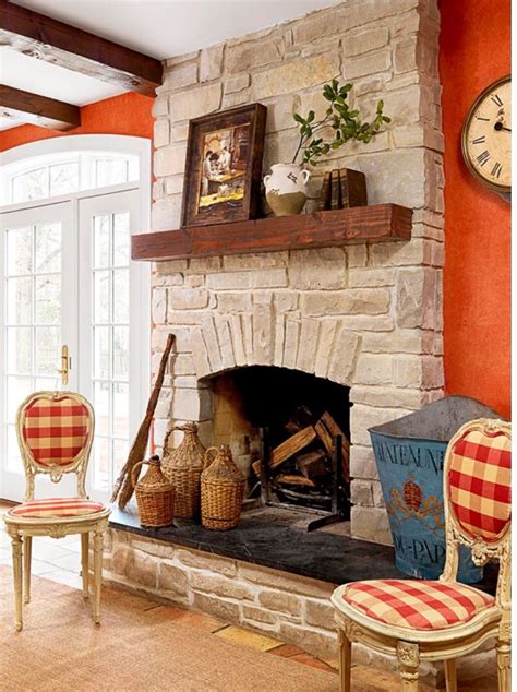 Like The Raised Hearth And Stone Country Fireplace French