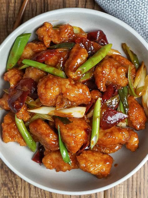 General Tso S Chicken Khinskitchen Chinese Recipes