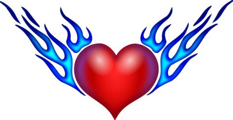 Coração Chamas Amor Gráfico Vetorial Grátis No Pixabay Pixabay