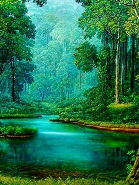 Imágenes Arte Pinturas Pinturas De Selvas Tropicales