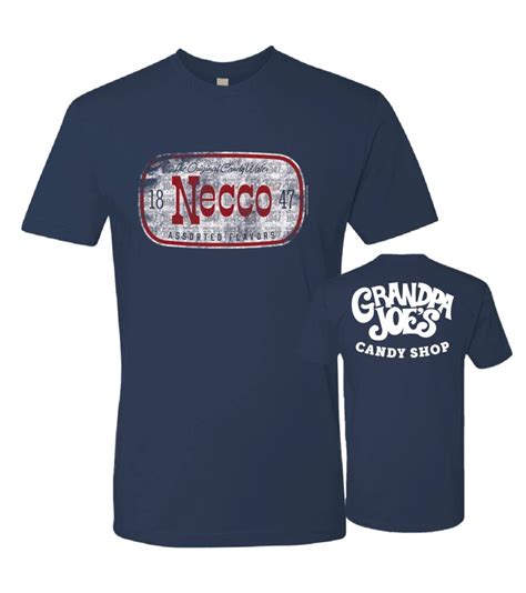 Grandpa Joes Necco Wafer Vintage T Shirt Grandpa Joes Candy Shop
