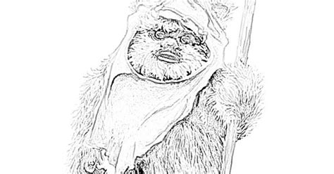 Star Wars Ewok Coloring Pages Fun And Creative Printable Sheets