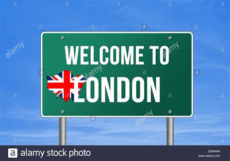 England London Welcome Sign London Stock Photos And England London