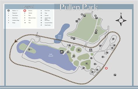 Map Of Pullen Park Raleigh Nc Behance