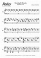 Free Piano Sheet Music Moonlight Sonata Easy Version - Moonlight Sonata ...