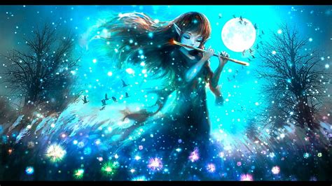Moonlight Moon Luminos Elf Manga Instrument Moon Girl Anime