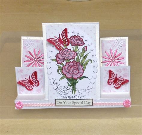 Send your friends this handmade 3d butterfly greeting card in stead of bought in stores. Another stepper card for Mother's Day or birthday | Center ...
