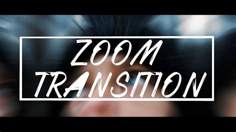 This is a handy way for after effects and premiere pro to coexist in perfect harmony. How To Do A Zoom Transition In Adobe Premiere Pro - YouTube