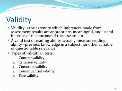 Different Types Of Reliability And Validity Rewacall