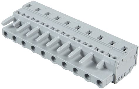 Wago 231 210 Female Multipoint Connector 10 Pin Rm 75 Mm At