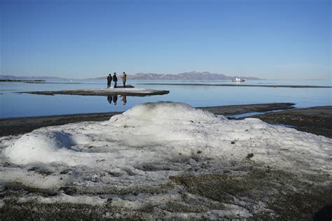 Rare Salt Formations Appear Along The Great Salt Lake The Spokesman