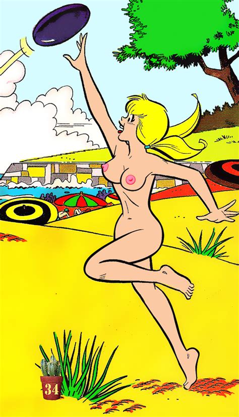 rule 34 archie comics beach betty cooper blonde hair cactus34 female female only frisbee human
