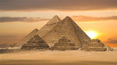 1920x1080 Pyramid Egypt Desert Architecture Sunset  505 Kb Hd