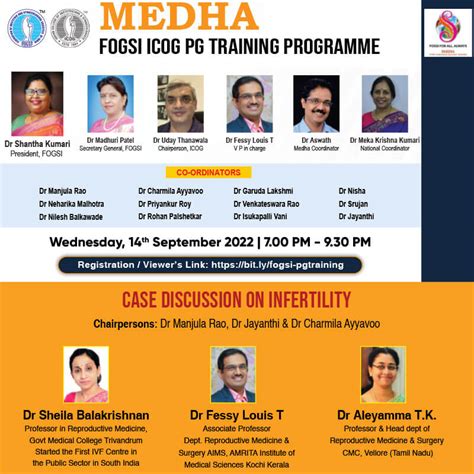 Medha Fogsi Icog Pg Training Programme The Federation Of Obstetric