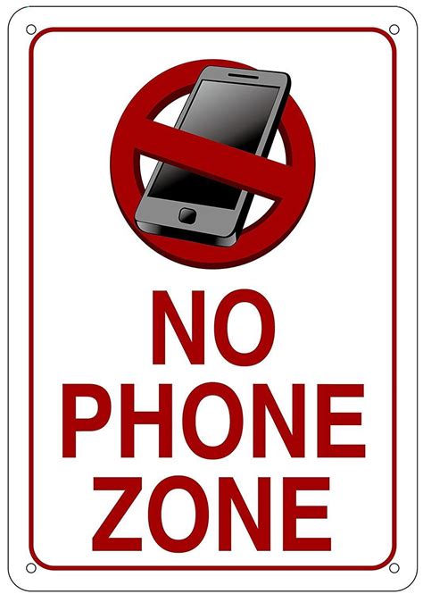 Pin By Issac On Business Signs Library Signs No Phone Zone No Cell