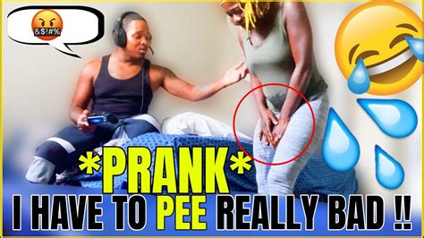 I Have To Pee Prank Hilarious Reaction [blacklove Ent] Youtube