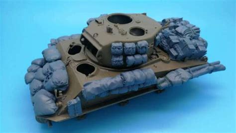 135 Resin Stowage For Us M4 Sherman Tank Unpainted Qj113 Ebay