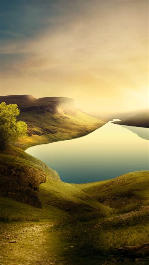 Download Wallpaper Dreamland Landscape 1080x1920