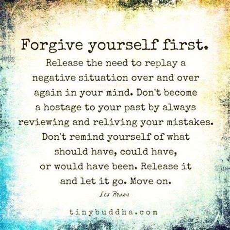 Forgive Yourself And Let Go Of The Past Its Time To Move Forward