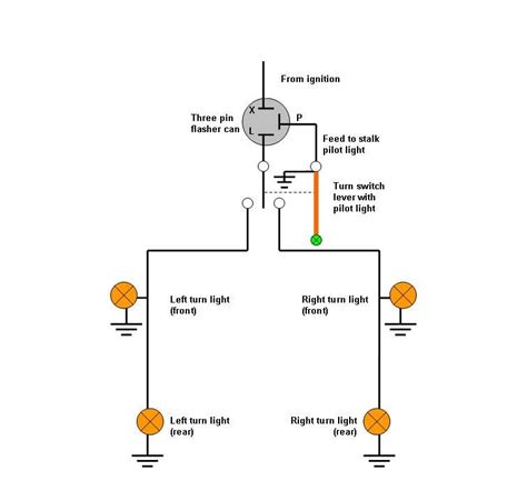 Turn Signal Flasher Relay Diagram