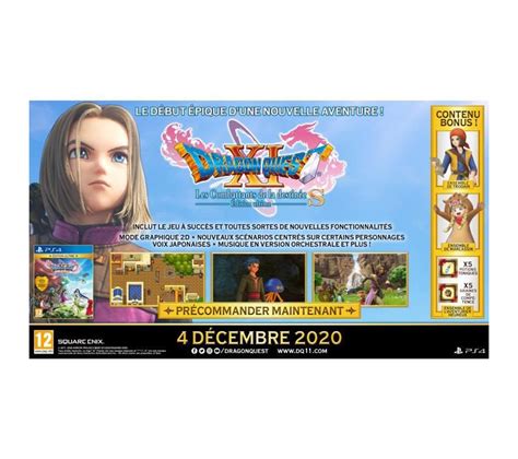 Dragon Quest Xi S Les Combattants De La Destinee Edition Ultime Ps4 Jeux Vidéos Ps4 But