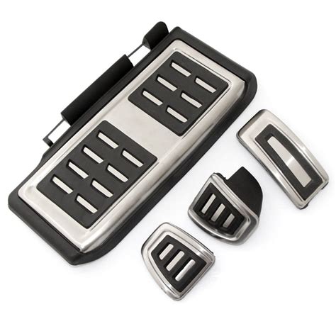Aluminum Alloy Car Pedal Pad Foot Rest Pedals Plate Cover For