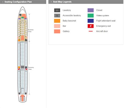 Gallery Of Seat Map Lufthansa Airbus A330 300 216pax Seatmaestro