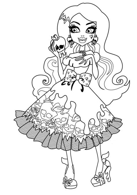 Coloring pages for kids all the coloring pages you will ever need. Draculaura Monster High Coloring Page | Coloring Pages for ...