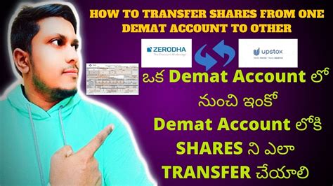 Transfer money directly from a qualifying bank.3. How to Transfer Shares And Mutual Funds From One Demat Account To Another Demat Account || 2020 ...