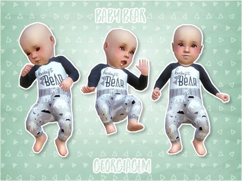 ⏩ Baby Bear ⏪ ⏩ This Is My First Custom Content For Sims 4
