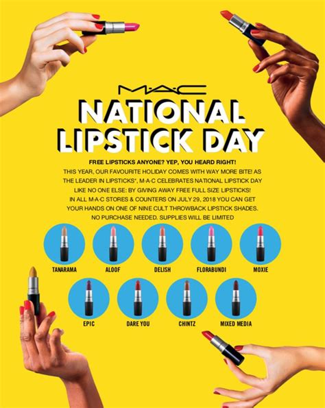 Here S How You Can Get A Free MAC Lipstick For National Lipstick Day
