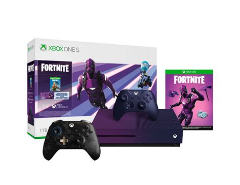 Microsoft Xbox One S 1tb Fortnite Gradient Purple