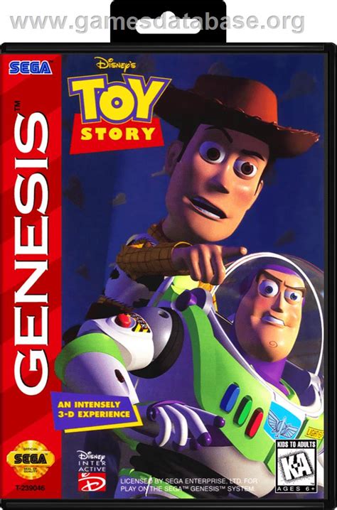 Toy Story Sega Genesis Artwork Box