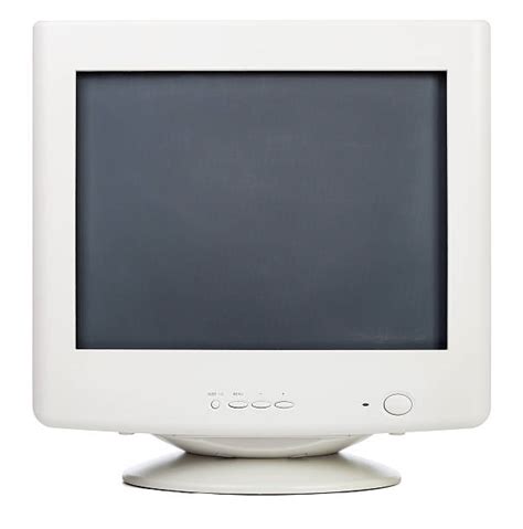 10 Cathode Ray Tube Computer Monitor 1990s Style 1980s Style Stock