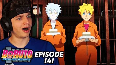Boruto And Mitsuki Go To Prison Boruto Episode 141 Reaction Youtube