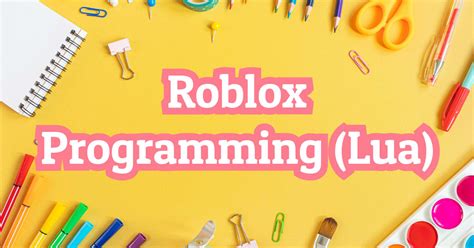 Learn Roblox Programming Lua