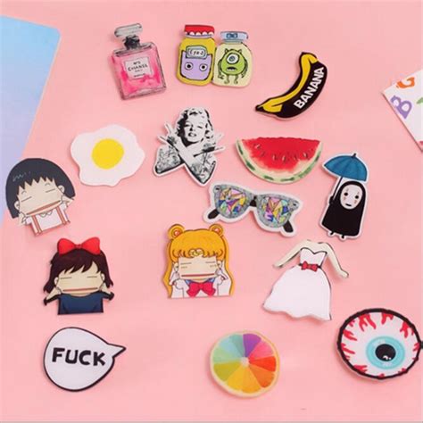 New Hot Anime Pins For Clothes Kawaii Icon Acrylic Badges