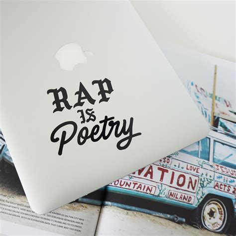 Rap Is Poetry Hip Hop Rap Culture Stickers Car Decals Peeler Stickers