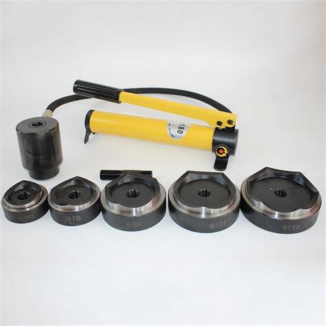 Syk 15 Hydraulic Punch Tool Knock Out Punch Kits Power Tools Tools
