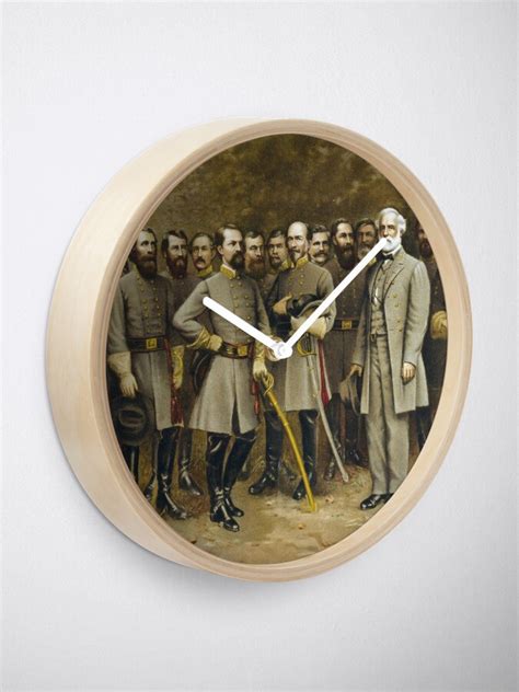 Robert E Lee And His Generals Group Portrait Clock For Sale By
