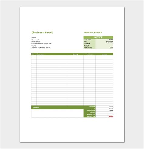 Delivery Order Template 6 Forms For Word Excel And Pdf Format