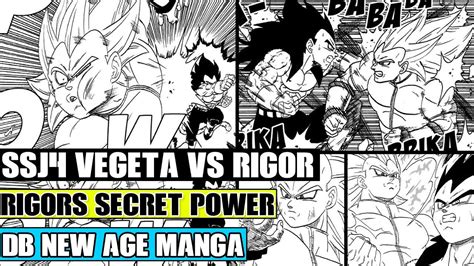 Beyond Dragon Ball New Age Ssj4 Vegeta Vs Rigor Rigors Secret Power Revealed Youtube