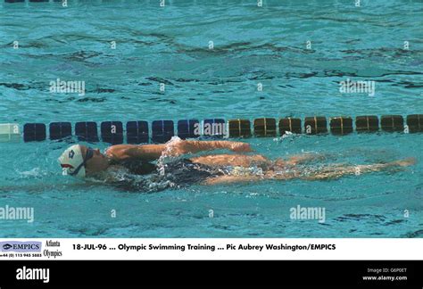 Atlanta Olympics 1996 Olympic Swimming Training 18 Jul 96 Olympic