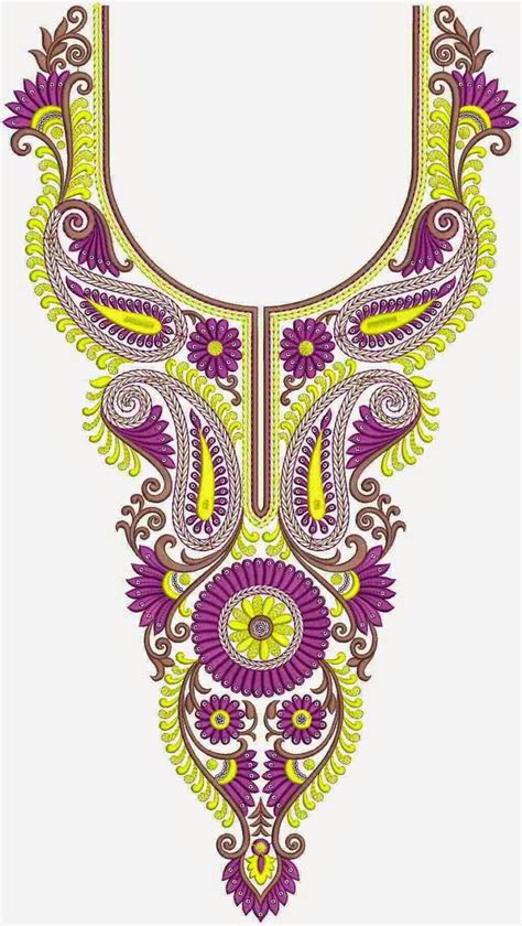 Buy Online Neck Embroidery Designs Embdesigntube Embroidery Neck